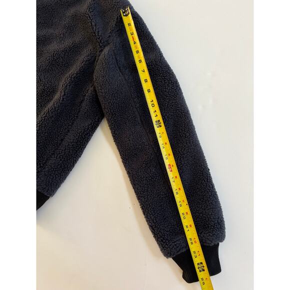 Coach Fleece Ma 1 Jacket Blue Men's 79561 Size 48 NWT $495 - Picture 10 of 16